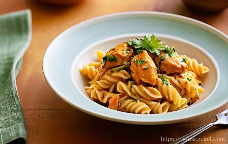 퓨전 치킨의 다양한 양념 조합 - **Prompt 1: Indian-Asian Fusion Glazed Chicken Tikka**
A mouth-watering close-up shot of perfect... 퓨전 치킨의 다양한 양념 조합 - **Prompt 1: Indian-Asian Fusion Glazed Chicken Tikka**
A mouth-watering close-up shot of perfect...