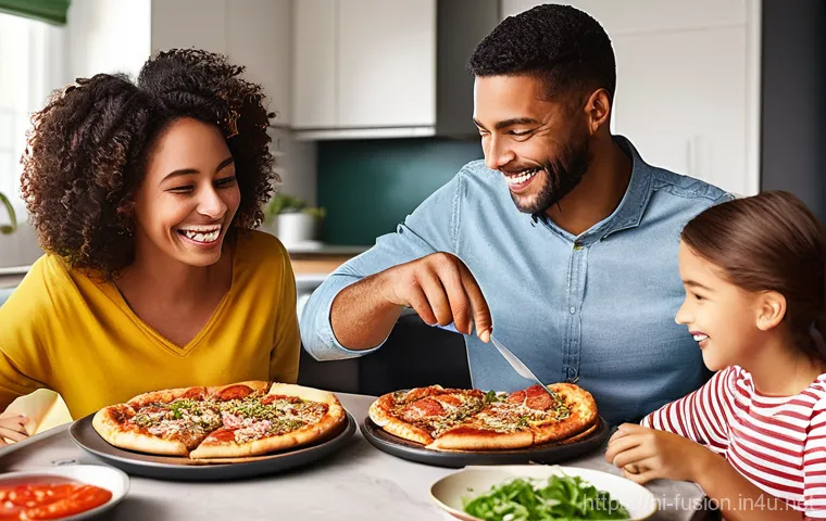 퓨전 피자 특가 행사 정보 - **Close-Up of Delectable Indian Fusion Pizzas:**
    A mouth-watering, high-definition close-up shot...
